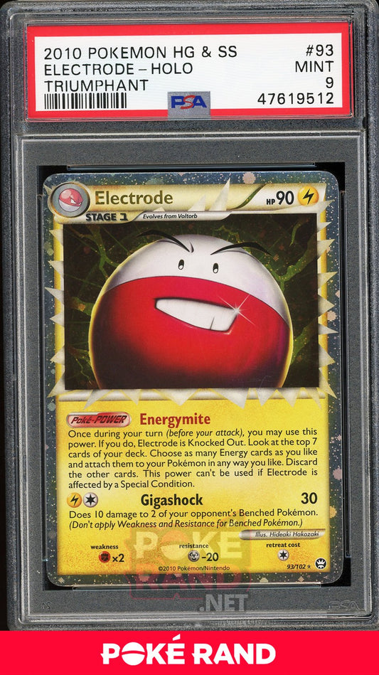 Electrode Holo (PSA 9) - Triumphant #93