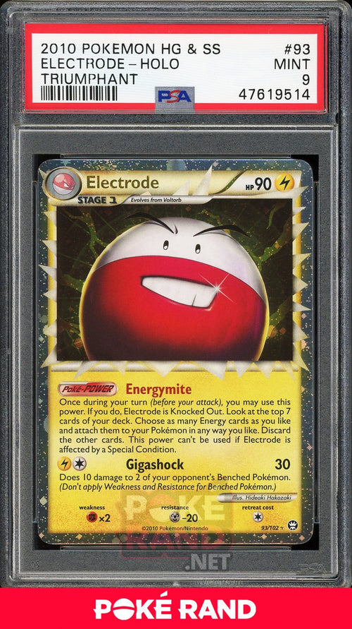 Electrode Holo (PSA 9) - Triumphant #93