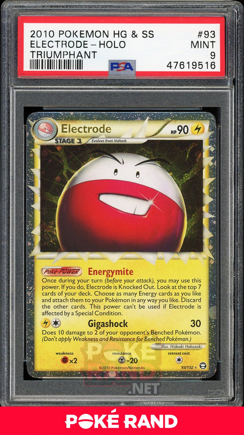 Electrode Holo (PSA 9) - Triumphant #93