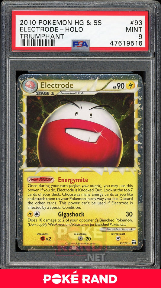 Electrode Holo (PSA 9) - Triumphant #93