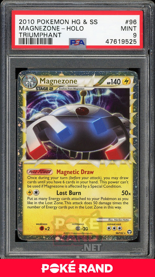 Magnezone Holo (PSA 9) - Triumphant #96