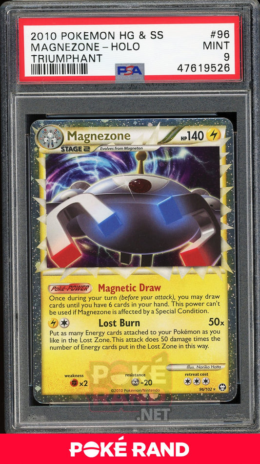 Magnezone Holo (PSA 9) - Triumphant #96