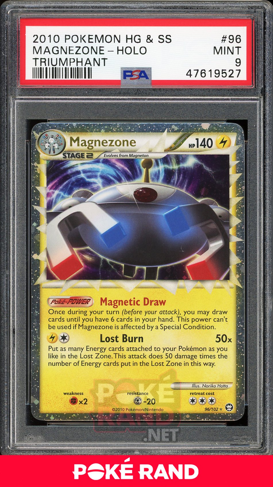 Magnezone Holo (PSA 9) - Triumphant #96