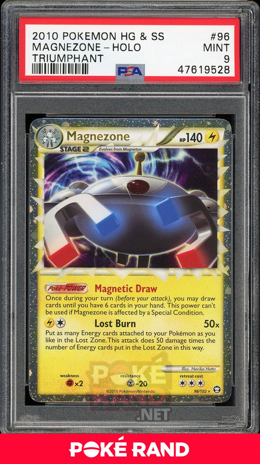 Magnezone Holo (PSA 9) - Triumphant #96