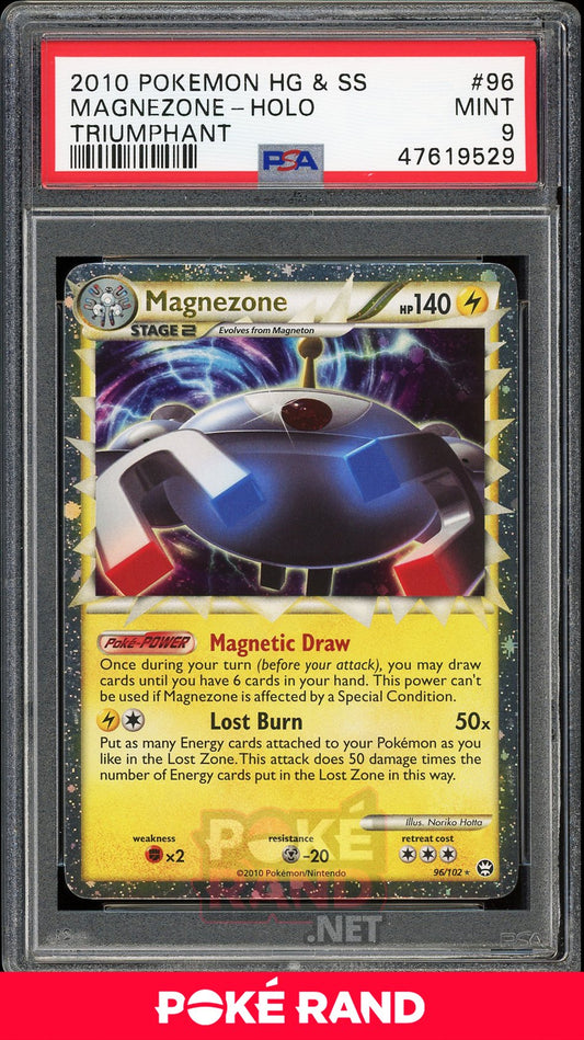 Magnezone Holo (PSA 9) - Triumphant #96