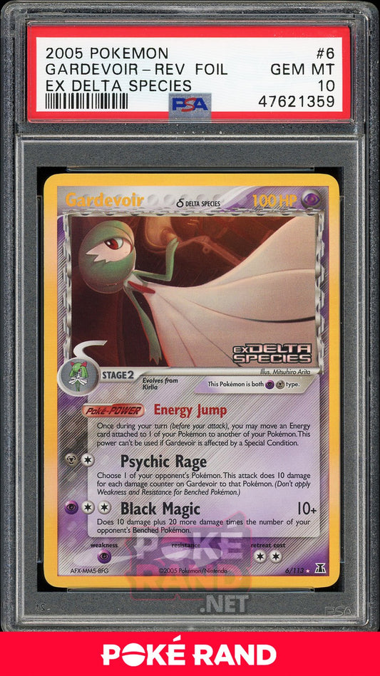Gardevoir Reverse Foil  (PSA 10) - EX Delta Species #6