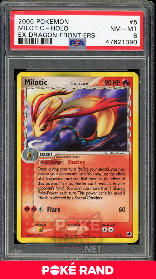 Milotic Holo (PSA 8) - EX Dragono Frontiers #5