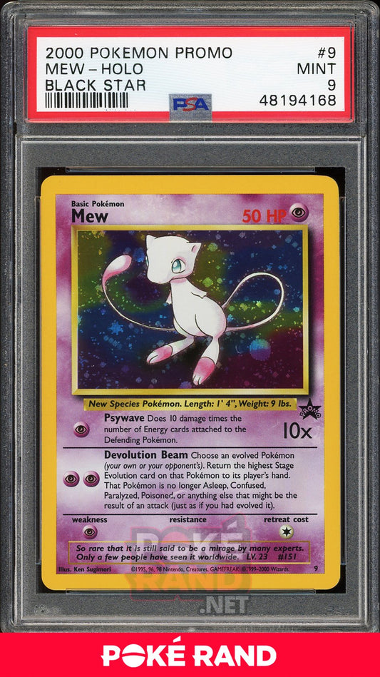 Mew Holo (PSA 9) - Black Star Promo #9