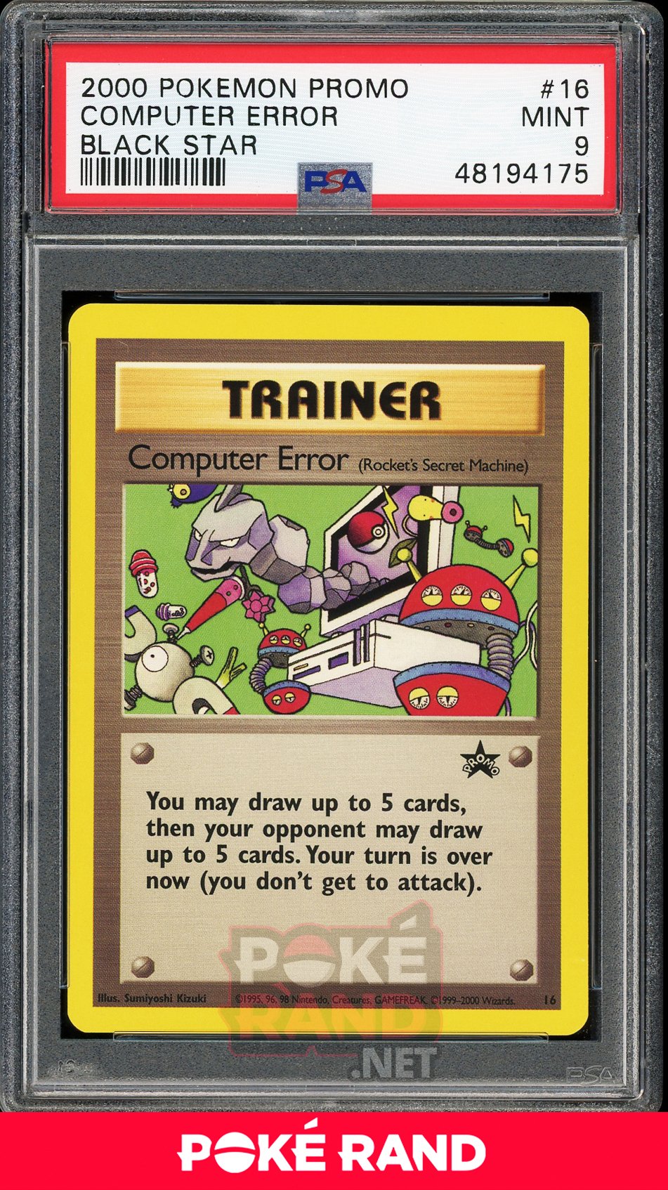 Computer Error (PSA 9) - Black Star Promo #16