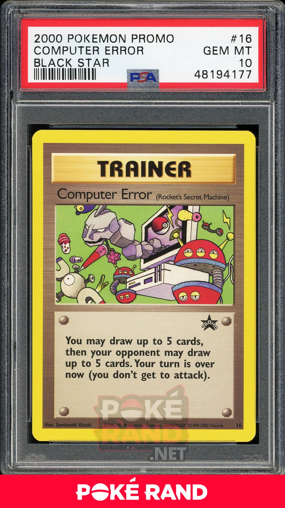 Computer Error (PSA 10) - Black Star Promo #16