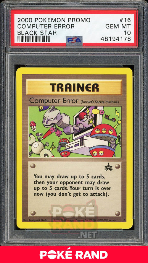 Computer Error (PSA 10) - Black Star Promo #16