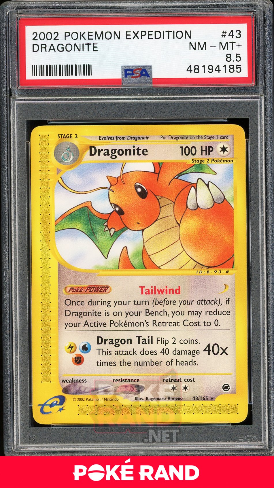 Dragonite (PSA 8.5) - Expedition #43