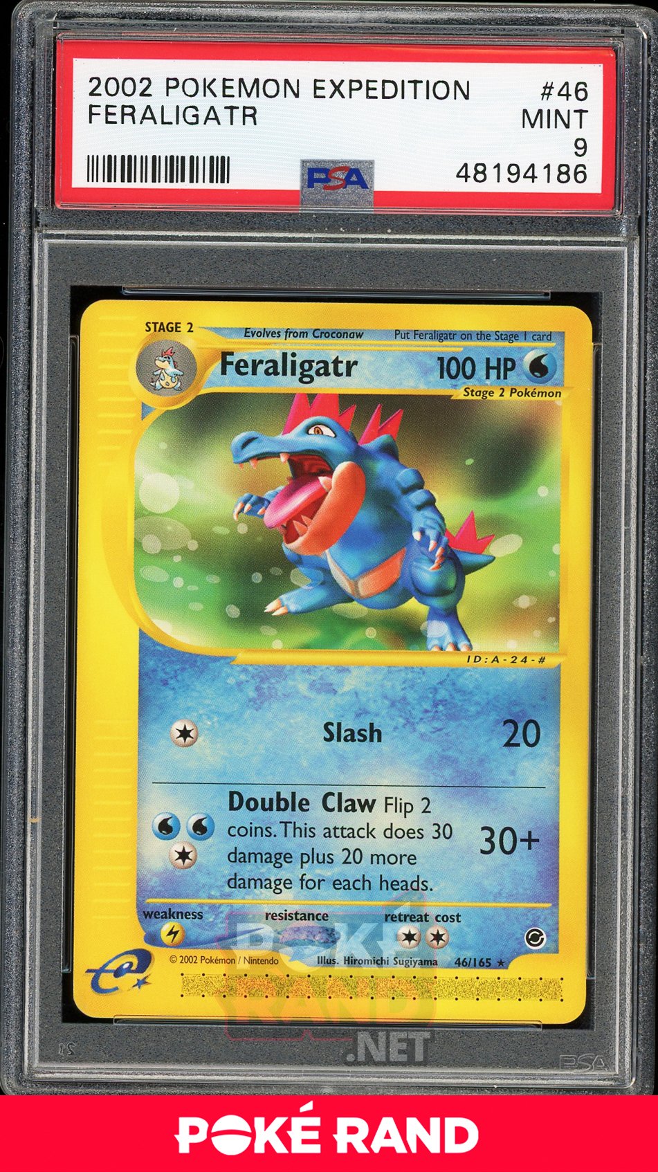 Feraligatr (PSA 9) - Expedition #46