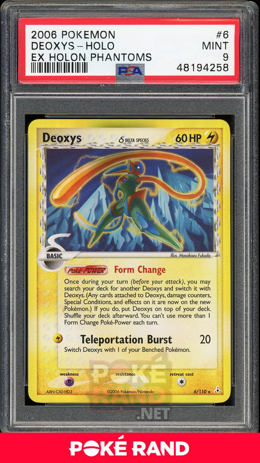 Deoxys Holo (PSA 9) - EX Holon Phantoms #6