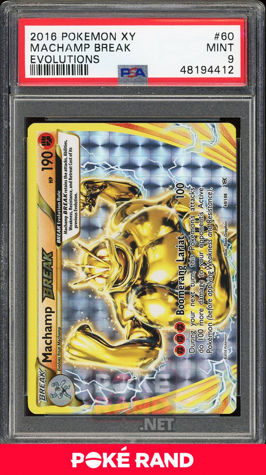 Machamp Break (PSA 9) - XY Evolutions #60