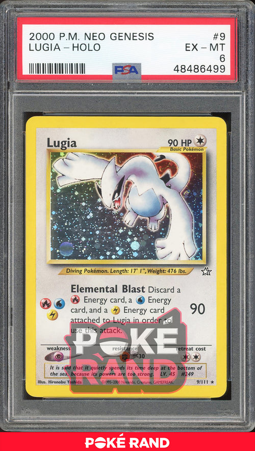 Lugia - Holo - Neo Genesis (PSA 6) - 9/111 - PokeRand