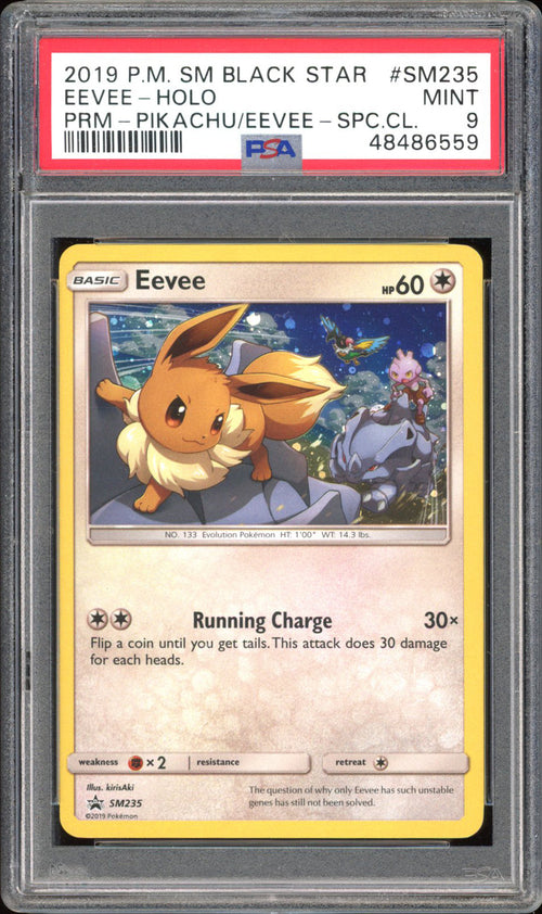 Eevee SM235 - PSA 9 - Promo Holo