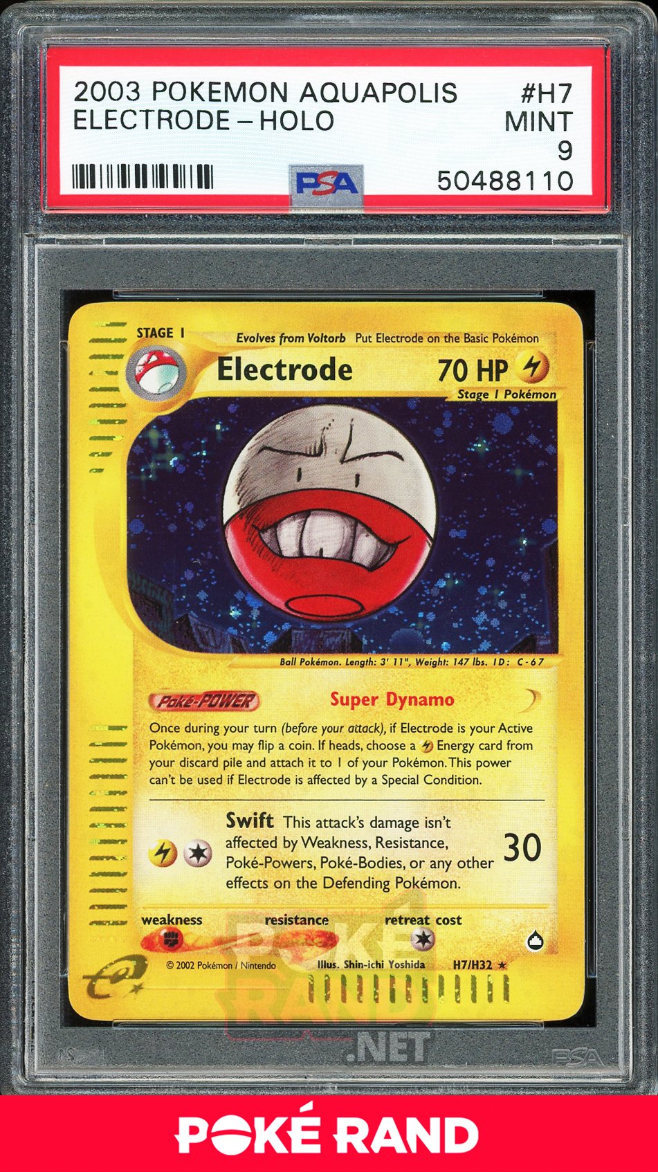 Electrode - Holo (PSA 9) - Aquapolis
