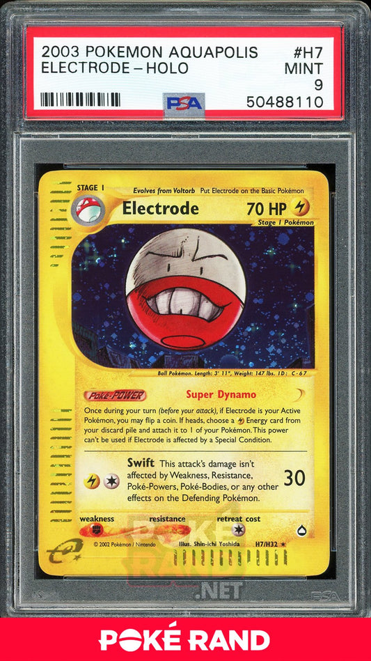 Electrode - Holo (PSA 9) - Aquapolis