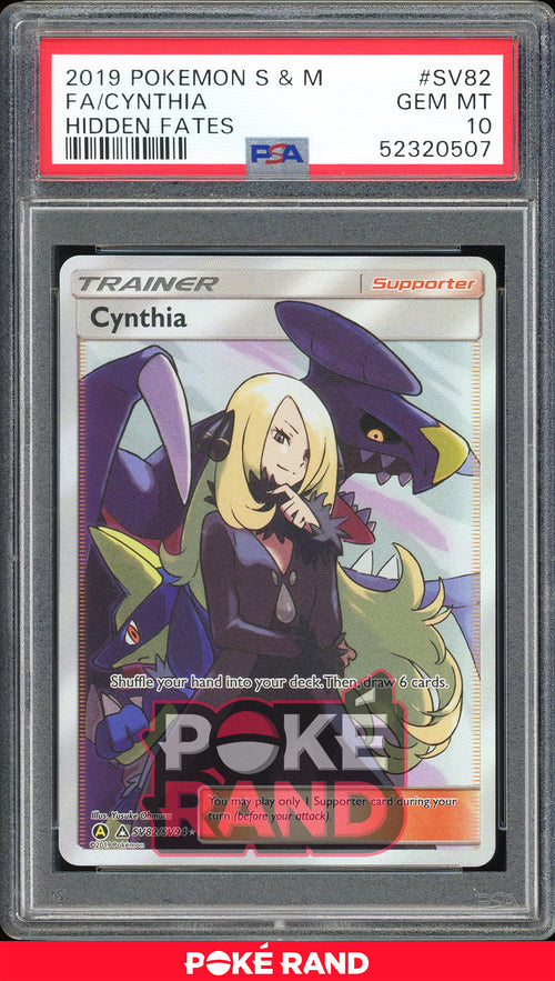 Cynthia - Hidden Fates Shiny Vault (PSA 10) - SV82/SV94 - PokeRand