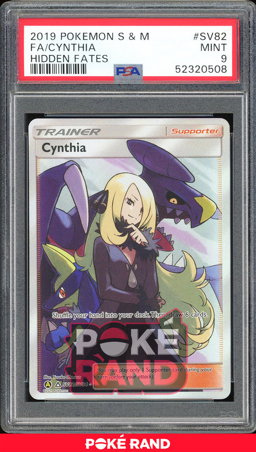 Cynthia - Hidden Fates Shiny Vault (PSA 9) - SV82/SV94 - PokeRand