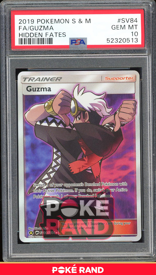 Guzma - Hidden Fates Shiny Vault (PSA 10) - SV84/SV94 - PokeRand