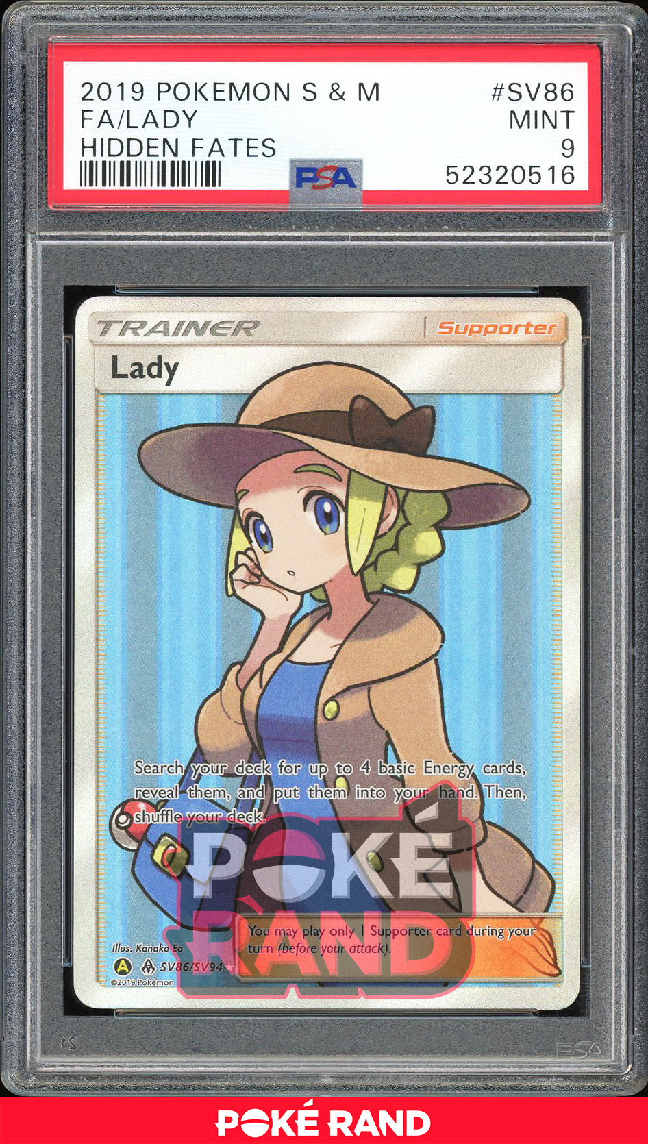 Lady - Hidden Fates Shiny Vault (PSA 9) - SV86/SV94 - PokeRand