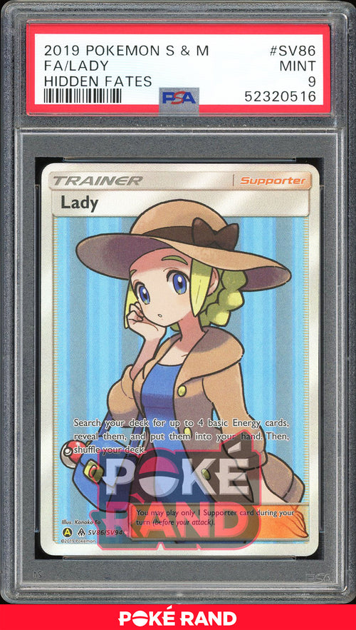 Lady - Hidden Fates Shiny Vault (PSA 9) - SV86/SV94 - PokeRand