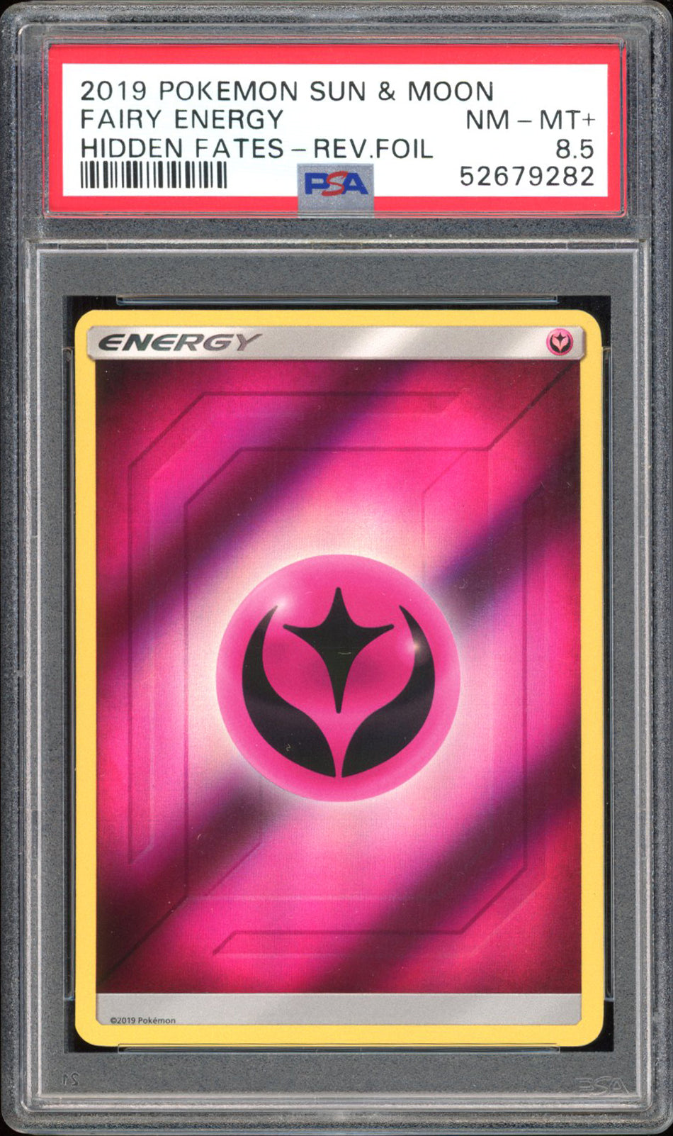 Fairy Energy - PSA 8.5 - Hidden Fates - # - Rev. Foil