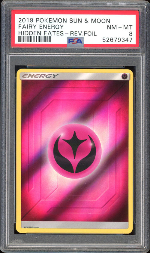 Fairy Energy - PSA 8 - Hidden Fates - # - Rev. Foil