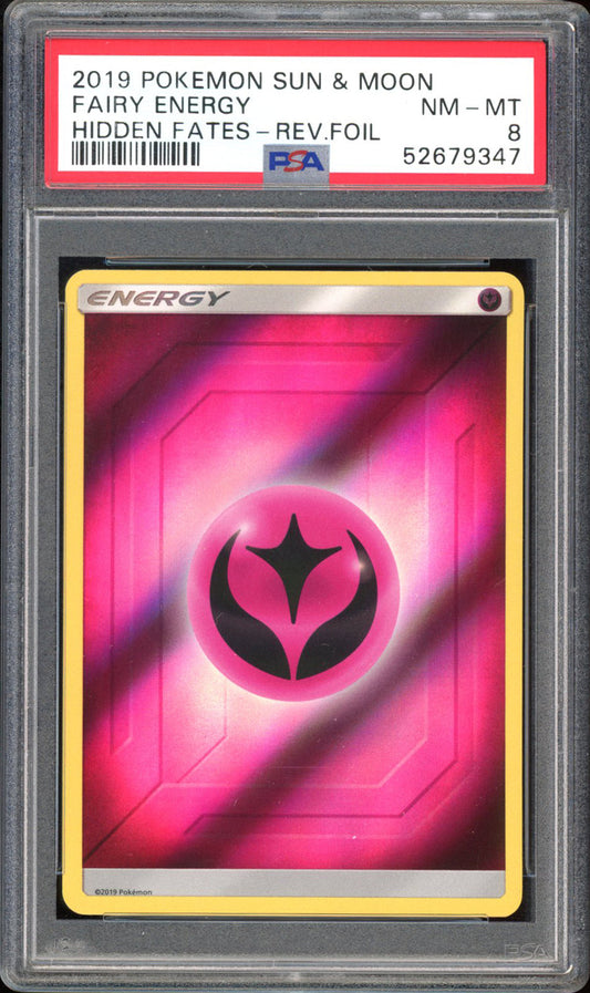 Fairy Energy - PSA 8 - Hidden Fates - # - Rev. Foil