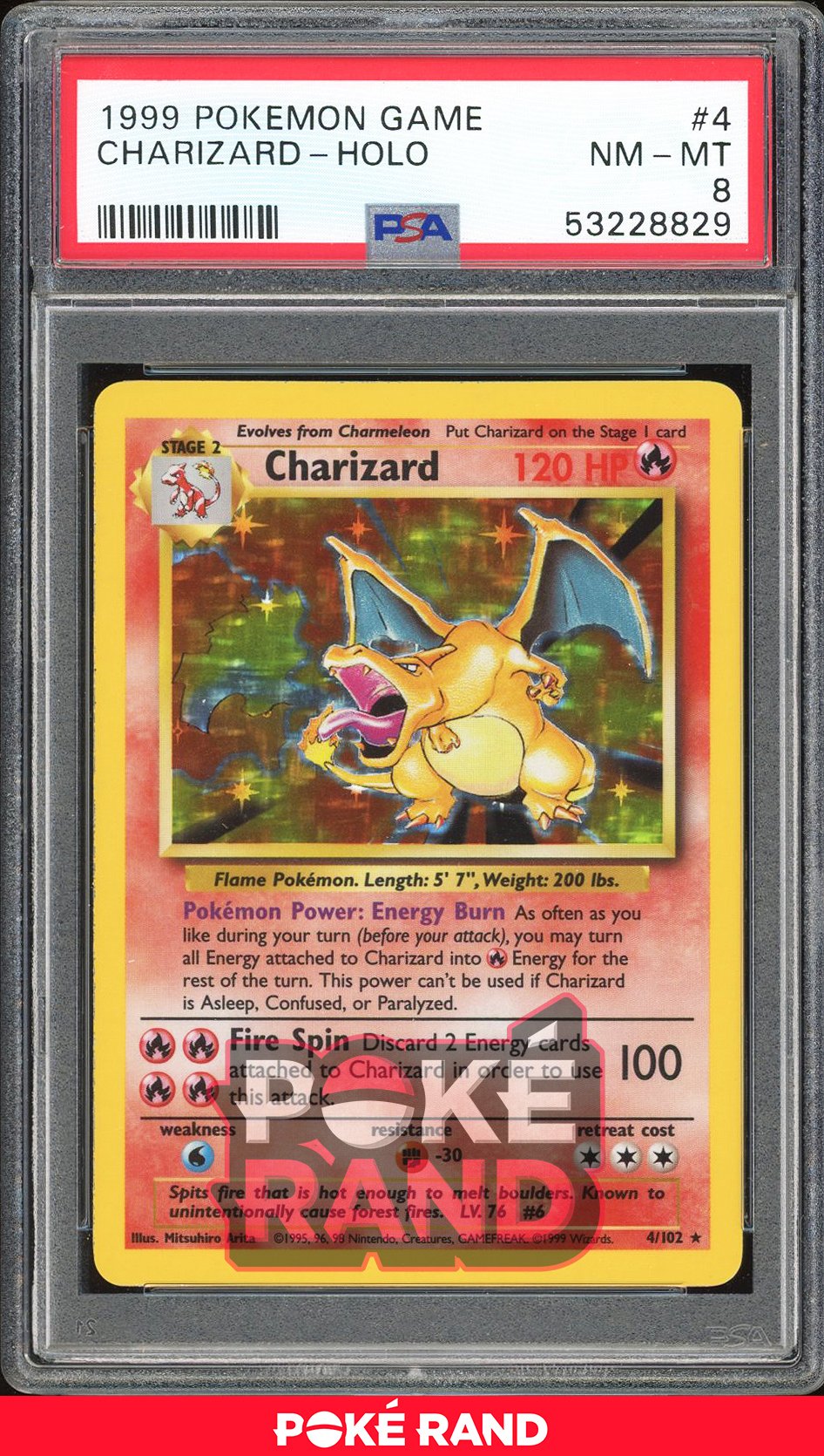 Charizard  - PSA 8 - Base - #4 - Holo