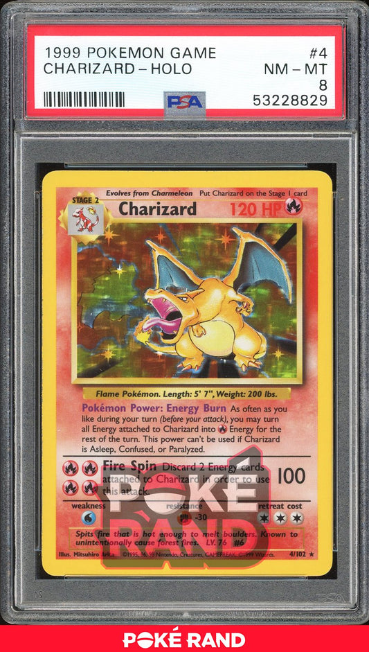 Charizard  - PSA 8 - Base - #4 - Holo