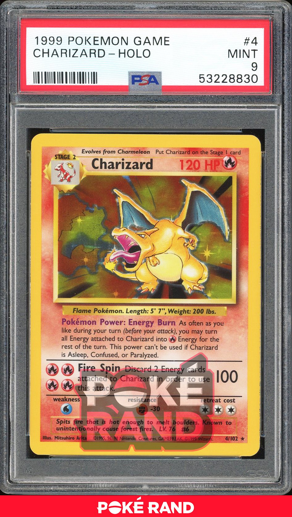 Charizard  - PSA 9 - Base - #4 - Holo