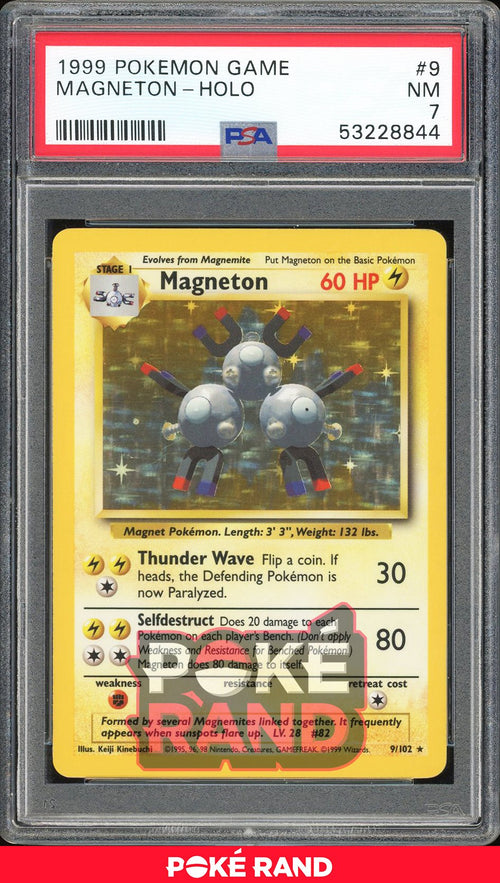 Magneton  - PSA 7 - Base - #9 - Holo