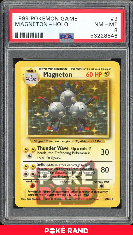 Magneton  - PSA 8 - Base - #9 - Holo