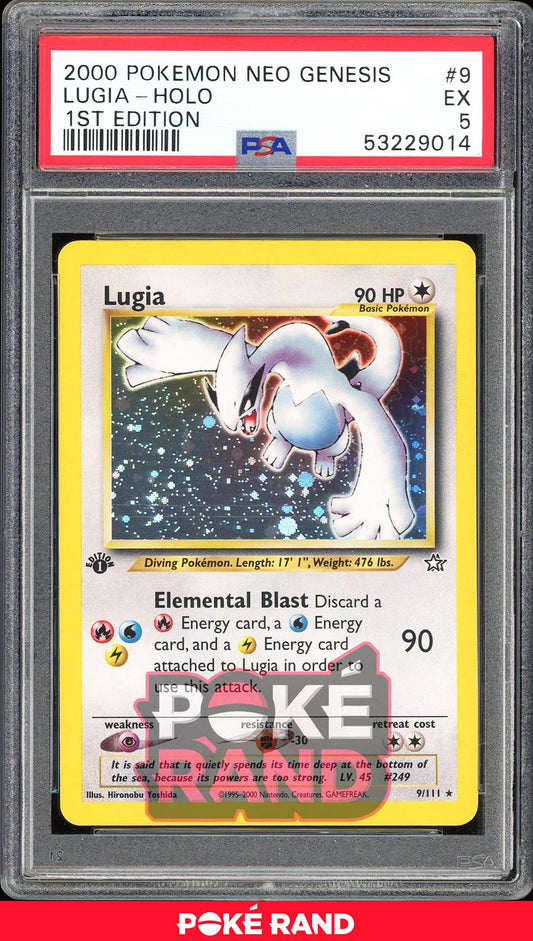 Lugia 1St Edition - PSA 5 - Neo Genesis - #9 - Holo