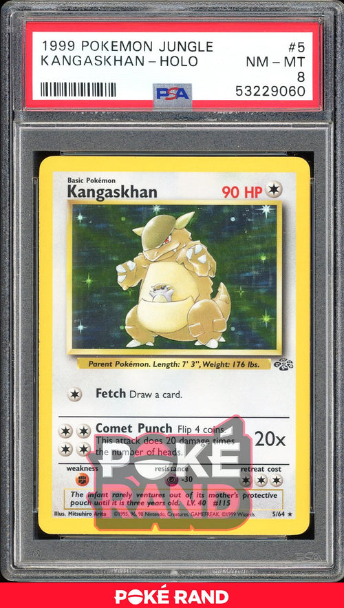 Kangaskhan  - PSA 8 - Jungle - #5 - Holo