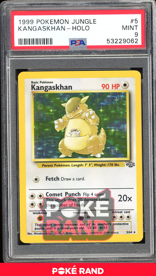 Kangaskhan 5/64 - PSA 9 - Jungle Holo
