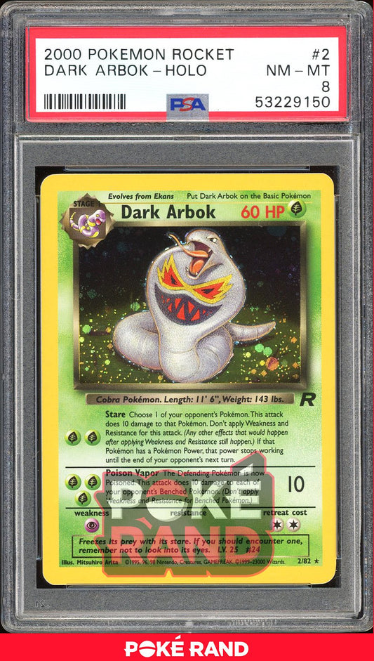 Dark  - PSA 8 - Rocket - #2 - Holo