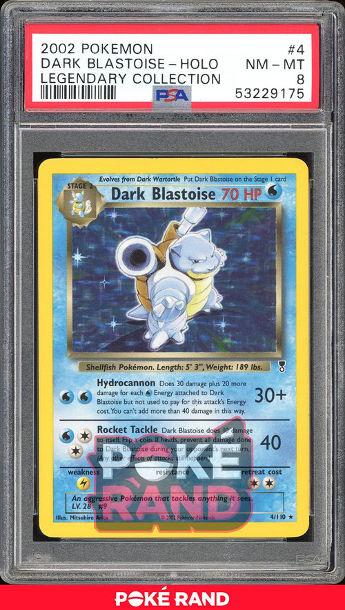 Dark Blastoise  - PSA 8 - Legendary Collection - #4 - Holo