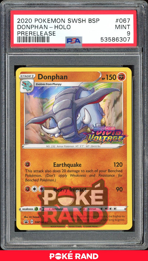 Donphan  - PSA 9 - Black Star Promo - #67 - Holo