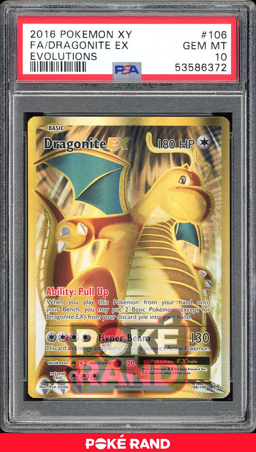 Dragonite  - PSA 10 - Evolutions - #106 - Holo
