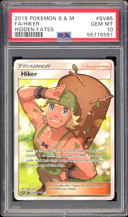 Hiker SV85 - PSA 10 - Hidden Fates Full Art
