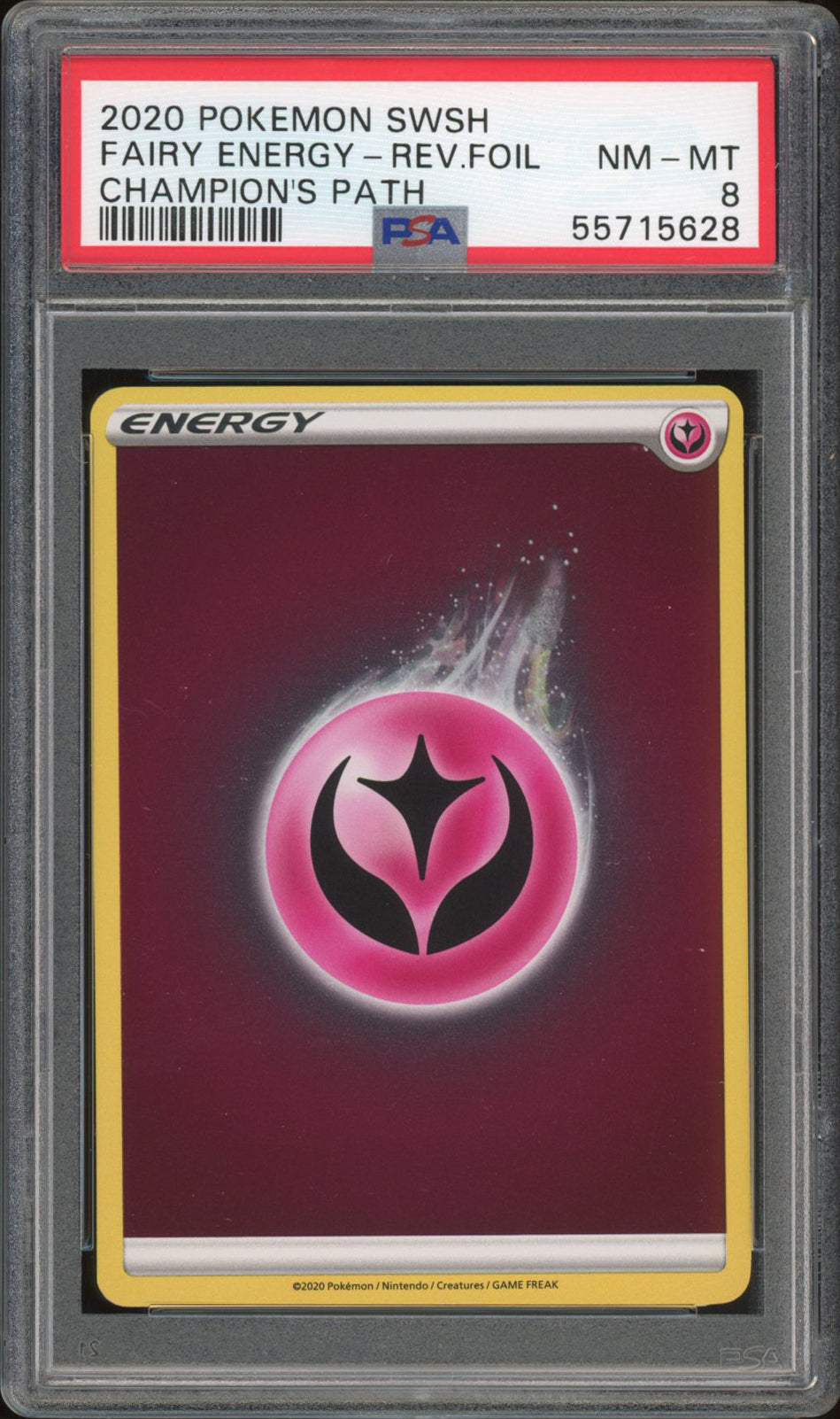 Fairy Energy  - PSA 8 - Champion's Path Rev. Holo