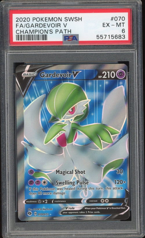 Gardevoir V  070/073 - PSA 6 - Champion's Path Full Art