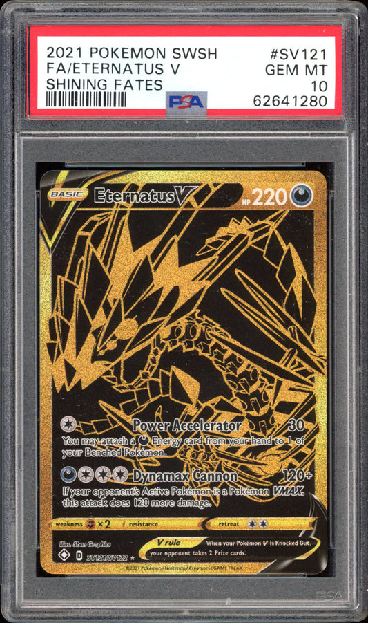 Eternatus V SV121 - PSA 10 - Shining Fates Full Art