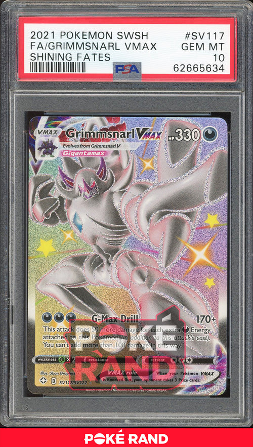 Grimmsnarl VMAX - Full Art (PSA 10) - Shining Fates SV117 - PokeRand