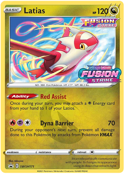 Latias SWSH171 Pre Release Pack (Sealed) - Fusion Strike - PokeRand
