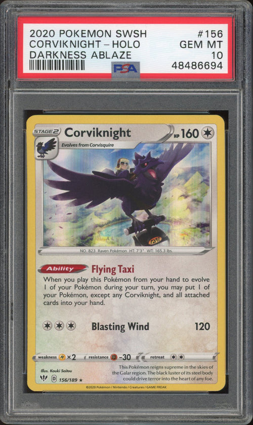 Corviknight - Holo - Darkness Ablaze (PSA 10) - 156/189 - PokeRand